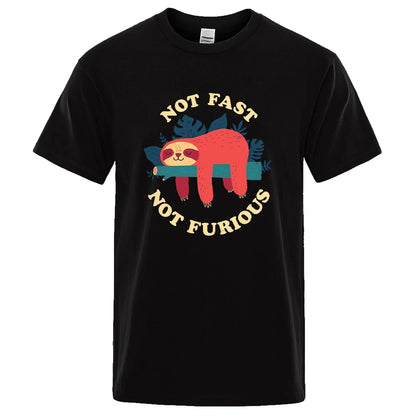 "Not Fast, Not Furious" Lazy Sloth Tee