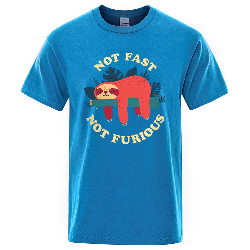"Not Fast, Not Furious" Lazy Sloth Tee