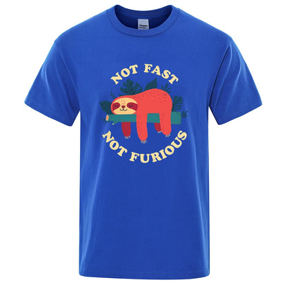 "Not Fast, Not Furious" Lazy Sloth Tee