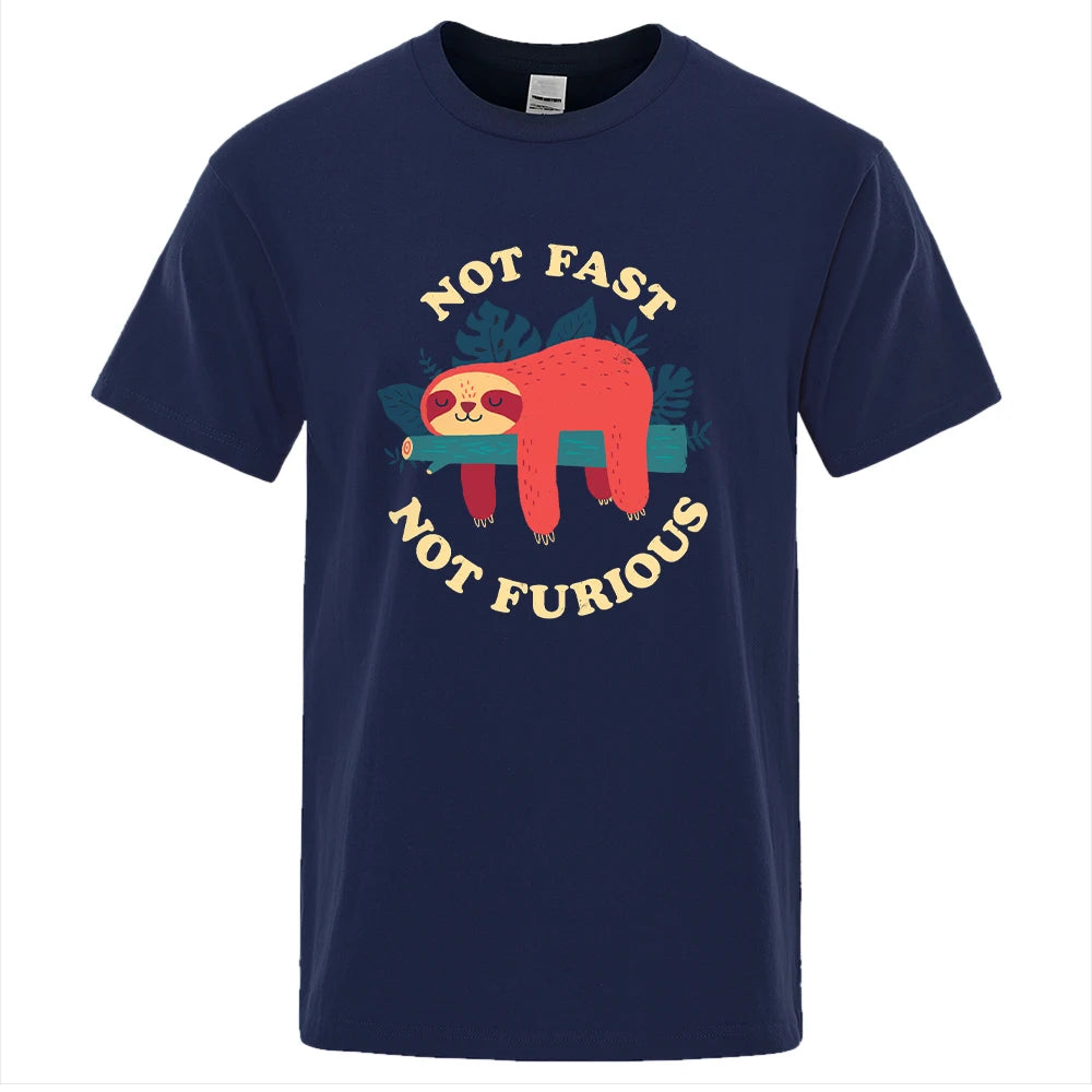 "Not Fast, Not Furious" Lazy Sloth Tee