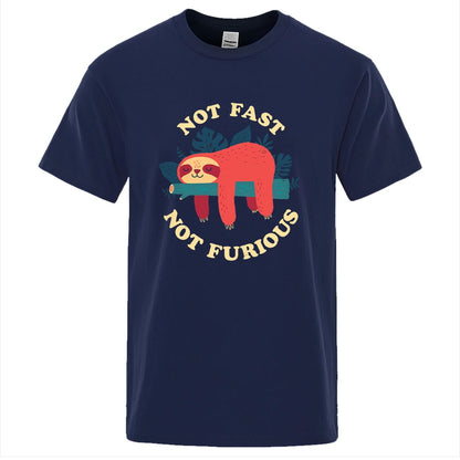 "Not Fast, Not Furious" Lazy Sloth Tee