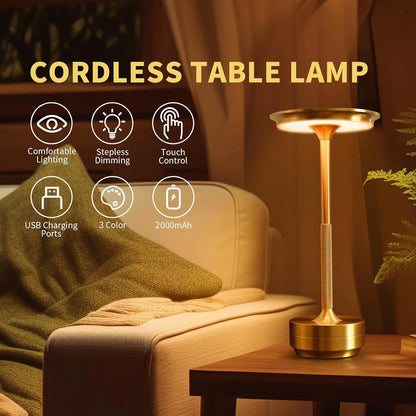 ✨LUXURY CORDLESS TABLE LAMP✨